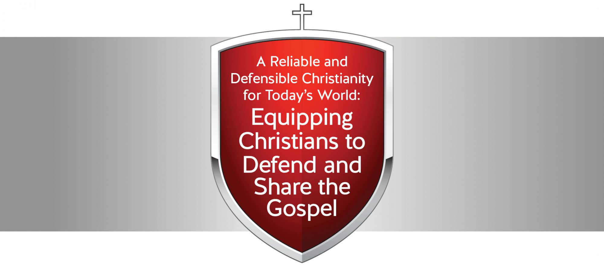 Bethany Lutheran College red shield logo with a cross and text promoting the mission of equipping Christians to defend and share the Gospel in today’s world.
