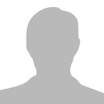 Gray silhouette of a person’s head and shoulders on a white background.